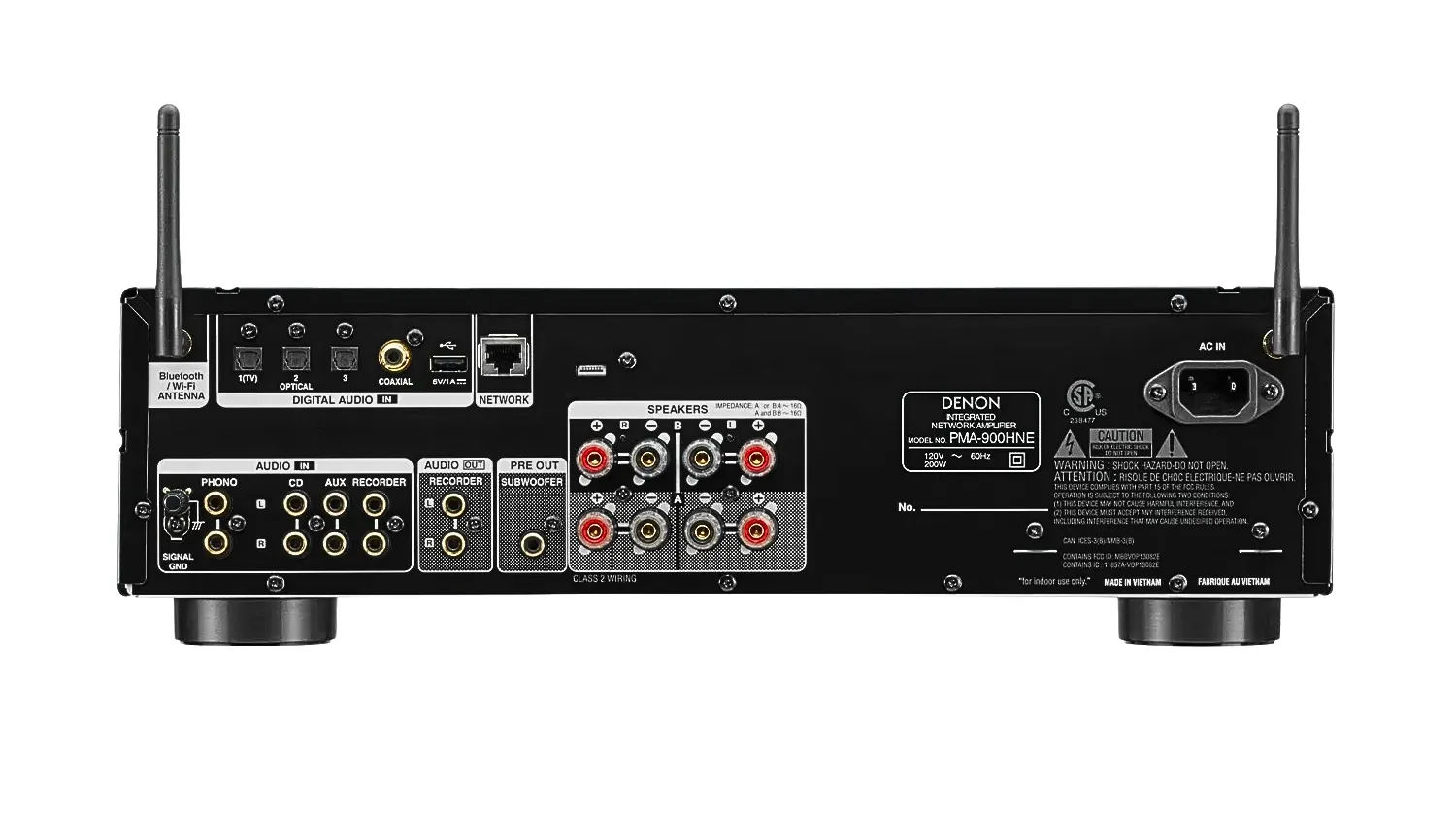 Mặt sau của Amply Denon PMA-900HNE