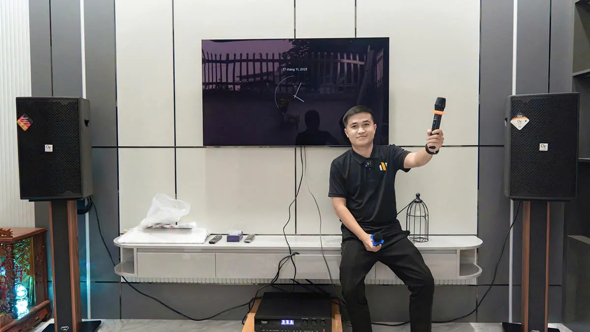 Dàn karaoke DT TT208: (DT D2000, Vatasa Bla600 New) hình thực tế 2