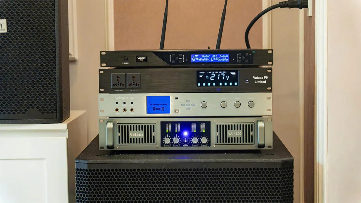 bộ xử lý tín hiệu của Dàn Karaoke DT TT417: (DT D2000, Vatasa T500, Vatasa V8Pro, Vatasa VA-4600, DT Delta115, P9 Limited)