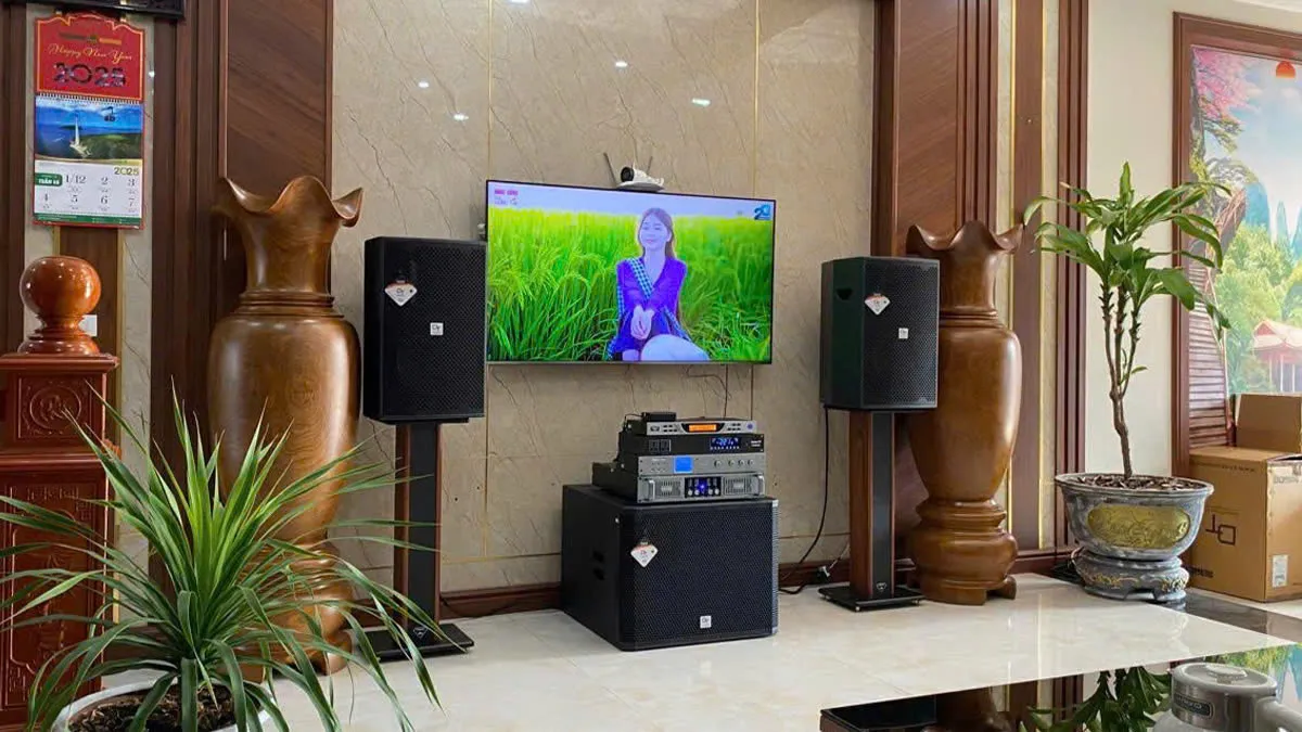 Dàn karaoke DT TT468: (DT D2000, Vatasa T900 New, Vatasa V8 Pro, Vatasa VA-4600, DT Delta115, Vatasa P9 Limited) hình lắp đặt thực tế