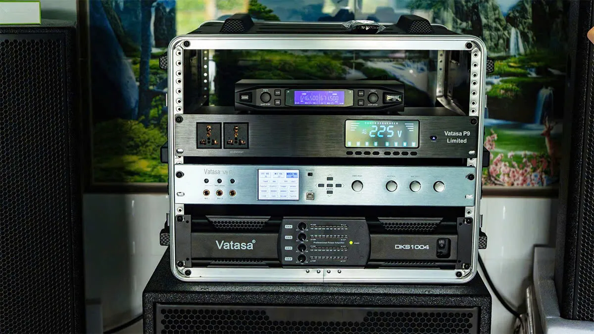 Bộ xử lý tín hiệu của Dàn Karaoke DT TT256: (DT Delta15, Vatasa T10, Vatasa V8 Pro, Vatasa DKS1004 NEW, DT Sigma118)