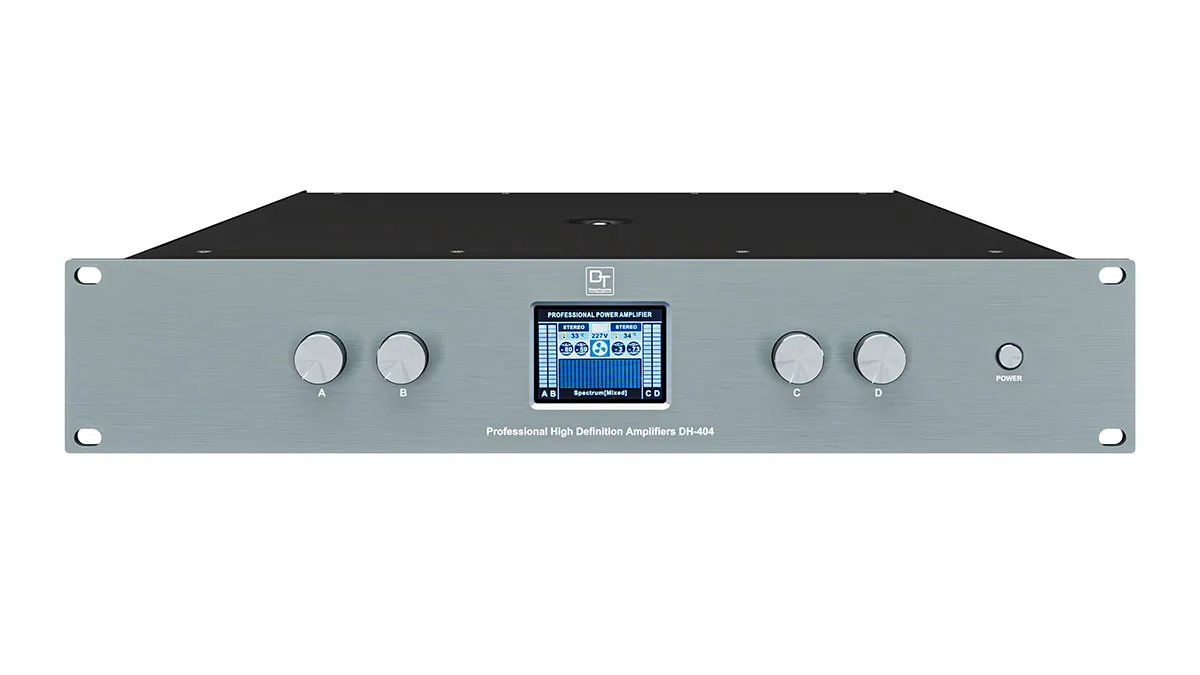 Mặt trước Cục đẩy công suất DT DH-404