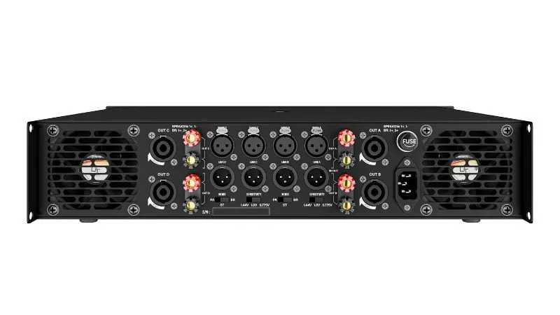 Mặt sau của Cục đẩy công suất DT DH-406