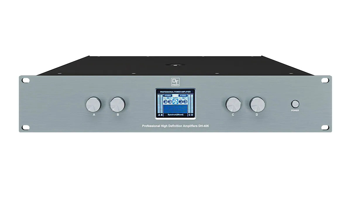 Mặt trước Cục đẩy công suất DT DH-406