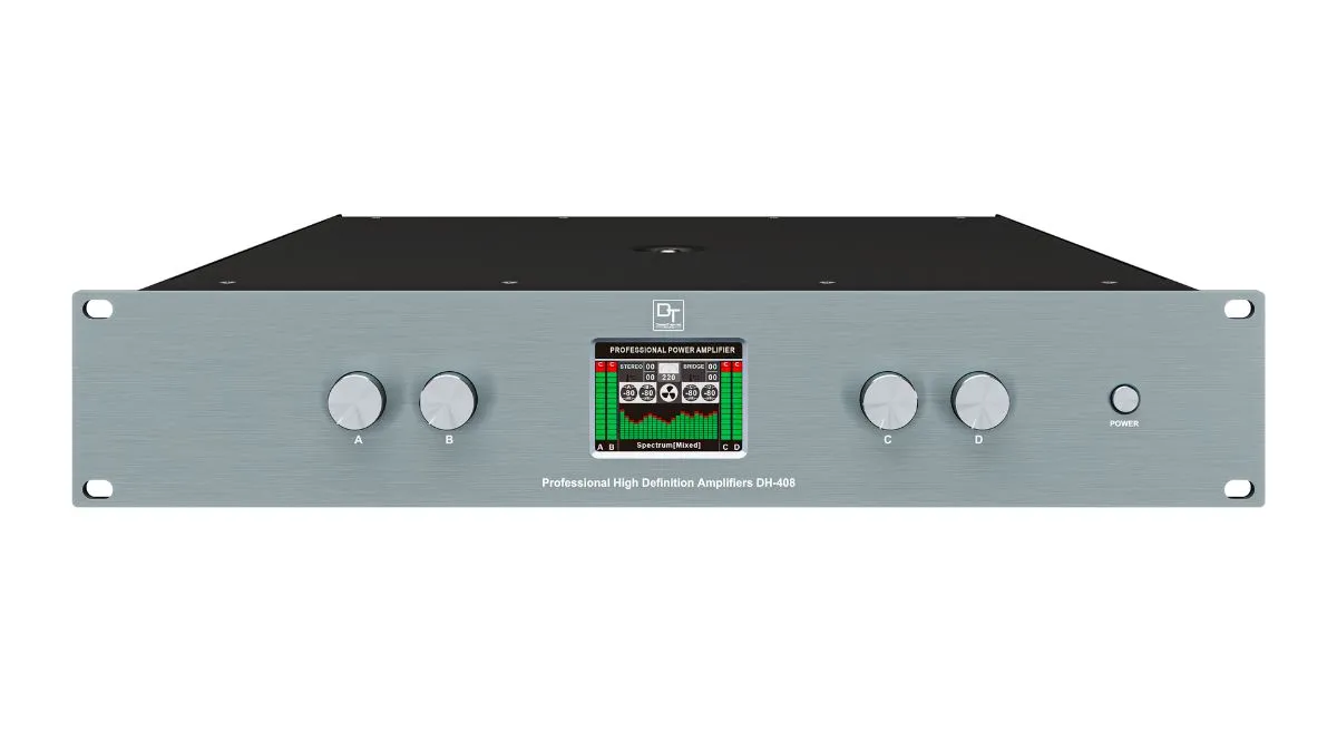 Mặt trước của Cục đẩy công suất DT DH-408