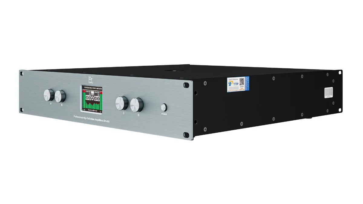 Mặt bên phải của Cục đẩy công suất DT DH-408