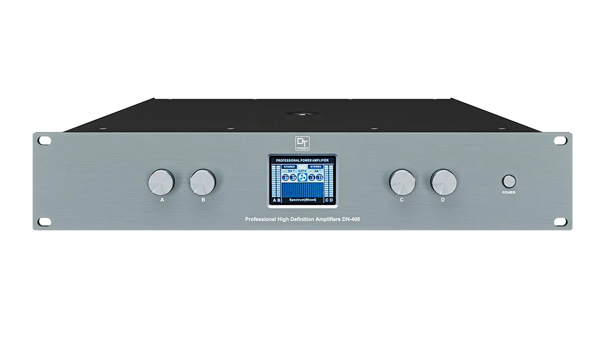 Mặt trước Cục đẩy công suất DT DH-408
