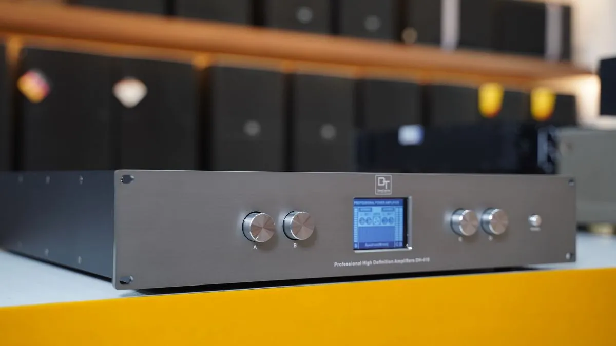 Hình thực tế Mặt bên Cục đẩy công suất DT DH-410