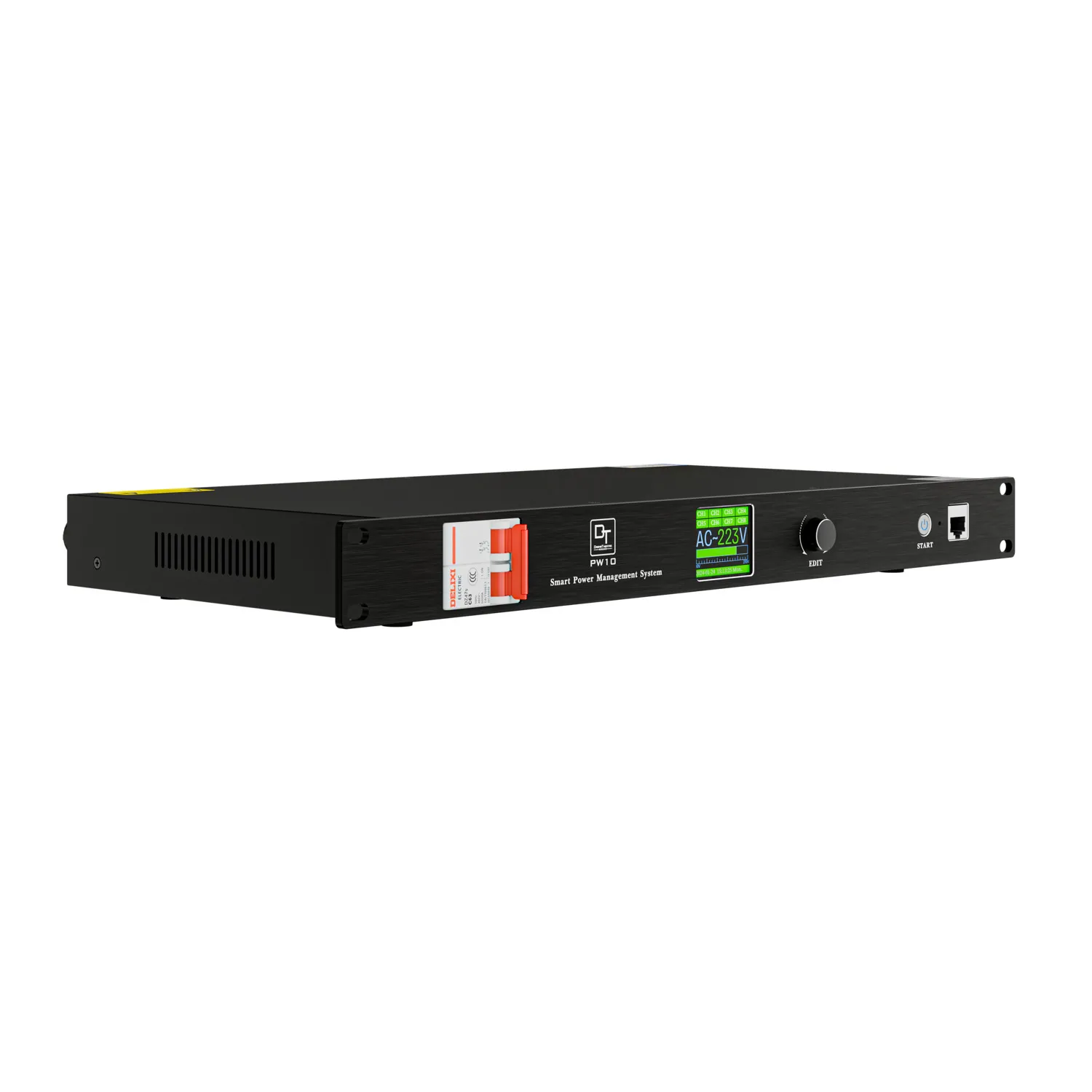 Mặt bên trái của Quản Lý Nguồn DT PW10