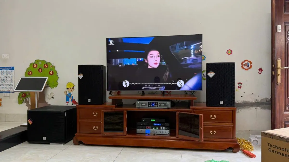 hoàn thiện Dàn karaoke DT TT483: (DT Radius-12Pro, Vatasa T500, Vatasa V8 Pro, Vatasa VA-4600, DT Delta115, Vatasa P9 Luxury, VietK 4K Plus, VietK 22inch)