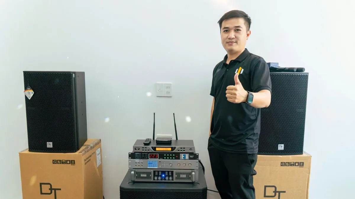trường thành audio lắp đặt Dàn karaoke DT TT481: (DT Radius-12Pro, Vatasa T900 New, Vatasa V8 Pro, Vatasa VA-4600, DT Delta115, Vatasa P9 Luxury)