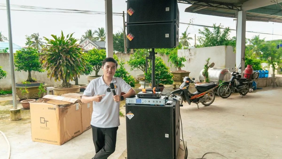 trường thành audio lắp đặt Dàn karaoke DT TT489: (DT SIRIVS-2SAC, Vatasa T10, Vatasa V8 Pro)