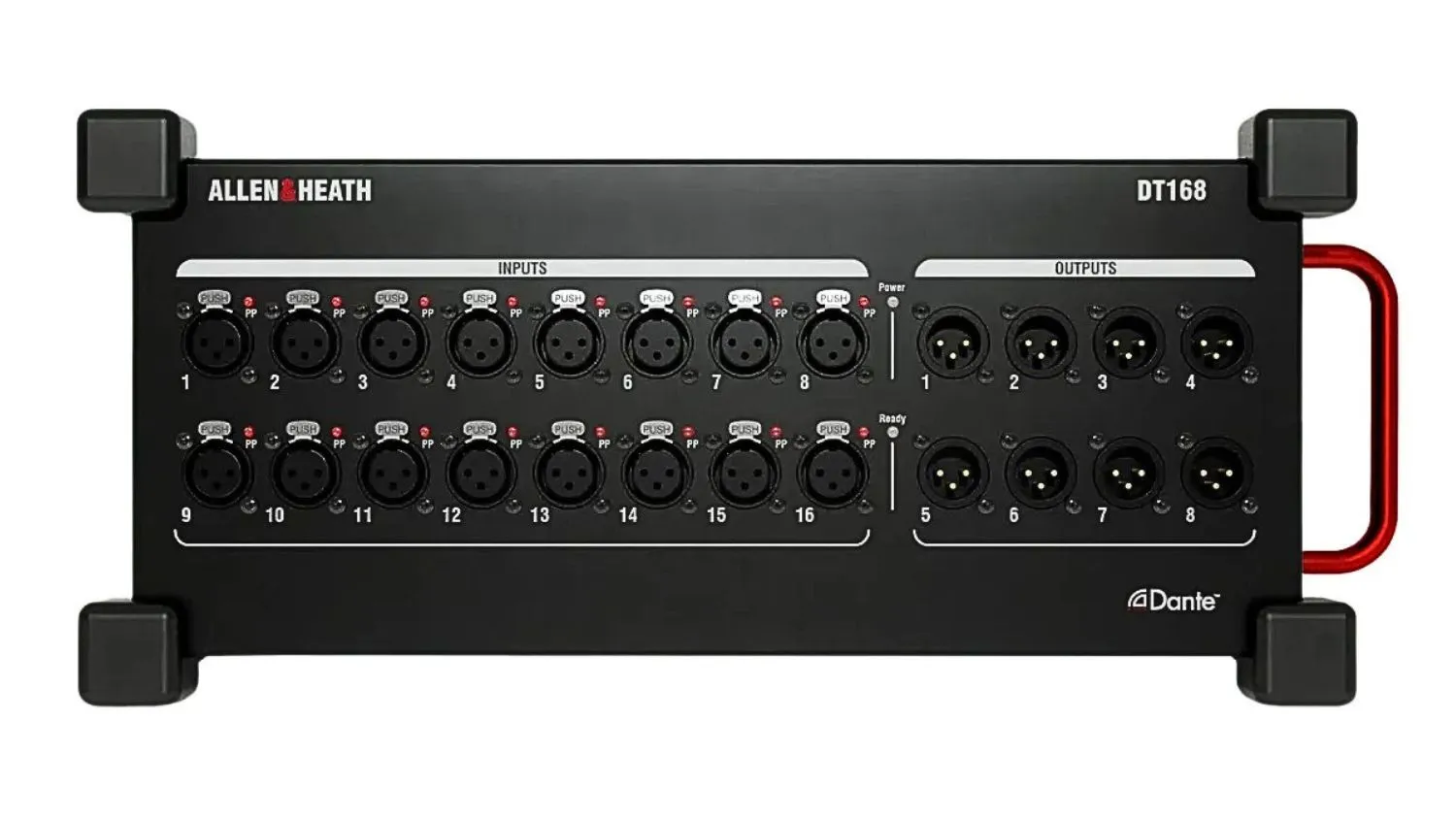 Mặt trước của Allen & Heath DT168 - Audio Racks