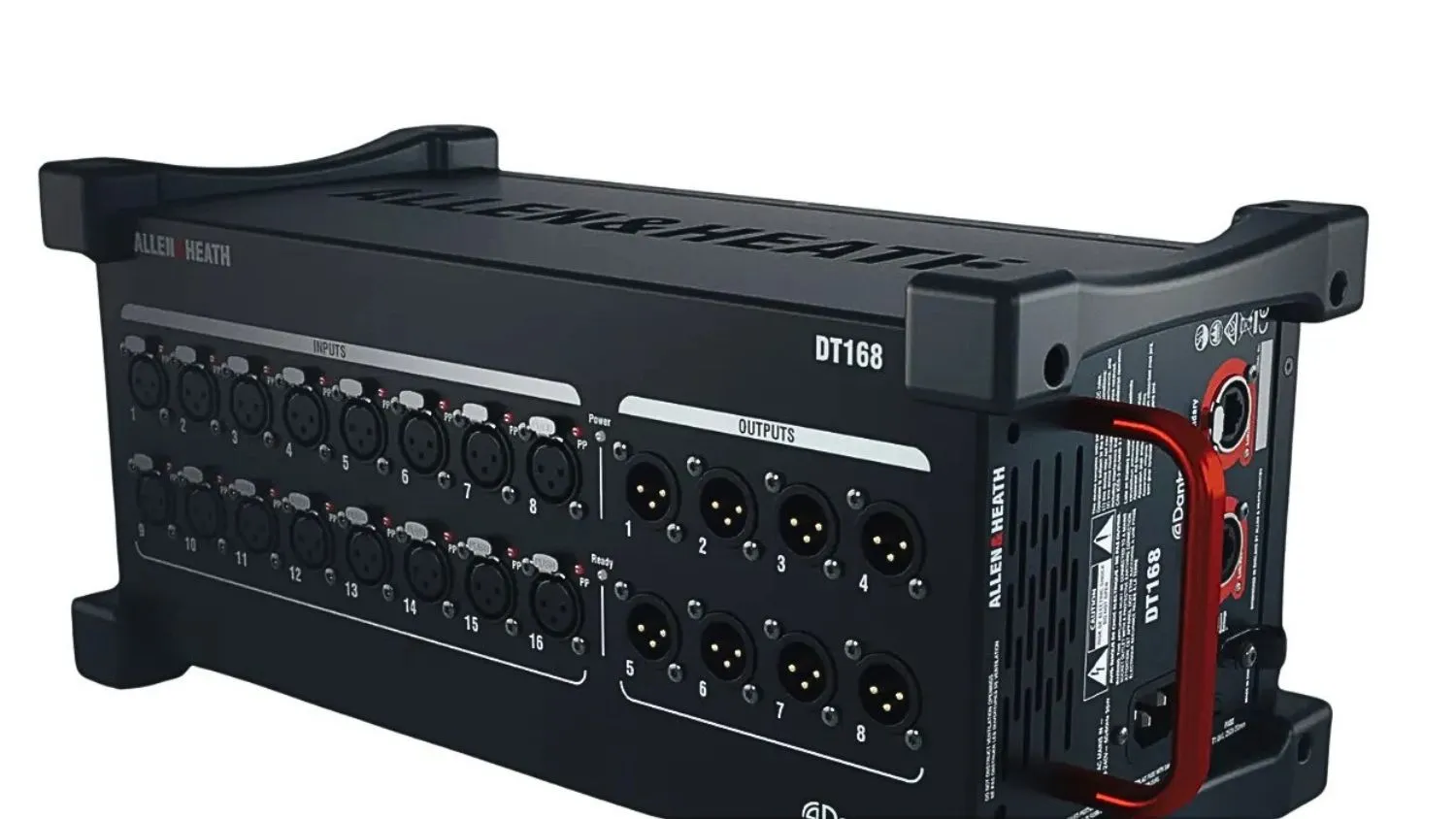 Mặt nghiêng của Allen & Heath DT168 - Audio Racks