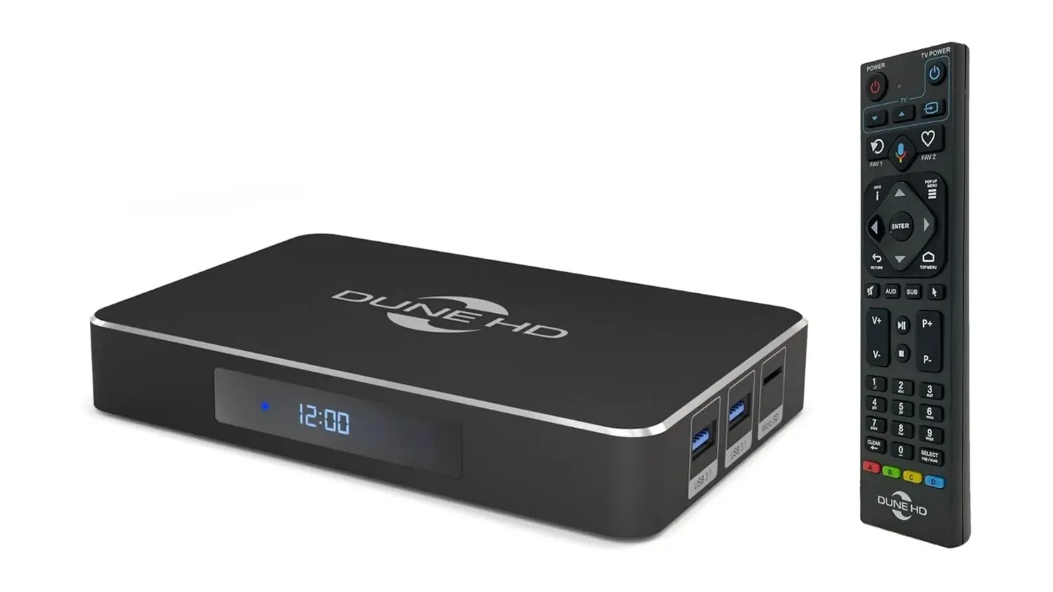 Mặt trước của Đầu Dune HD Real Vision 4K