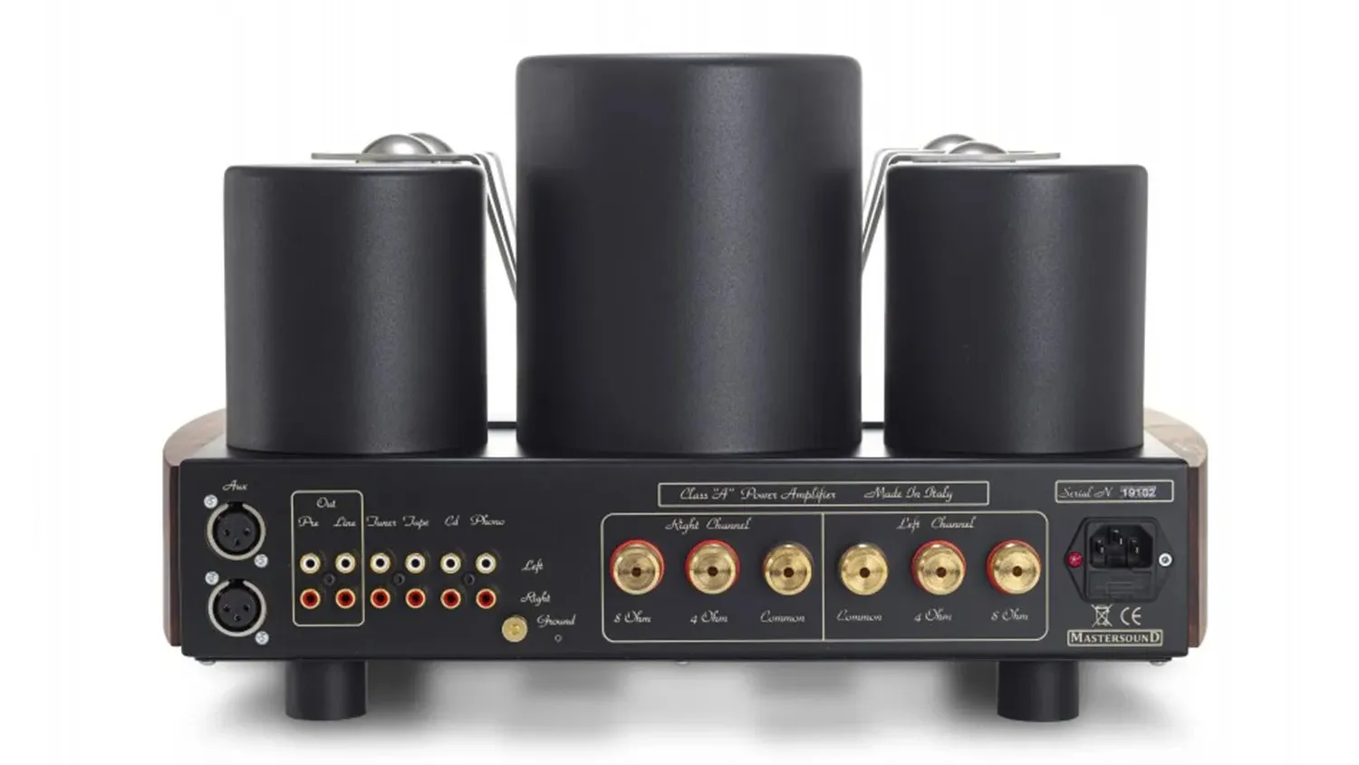 Mặt sau của AMPLY ĐÈN MASTERSOUND GEMINI