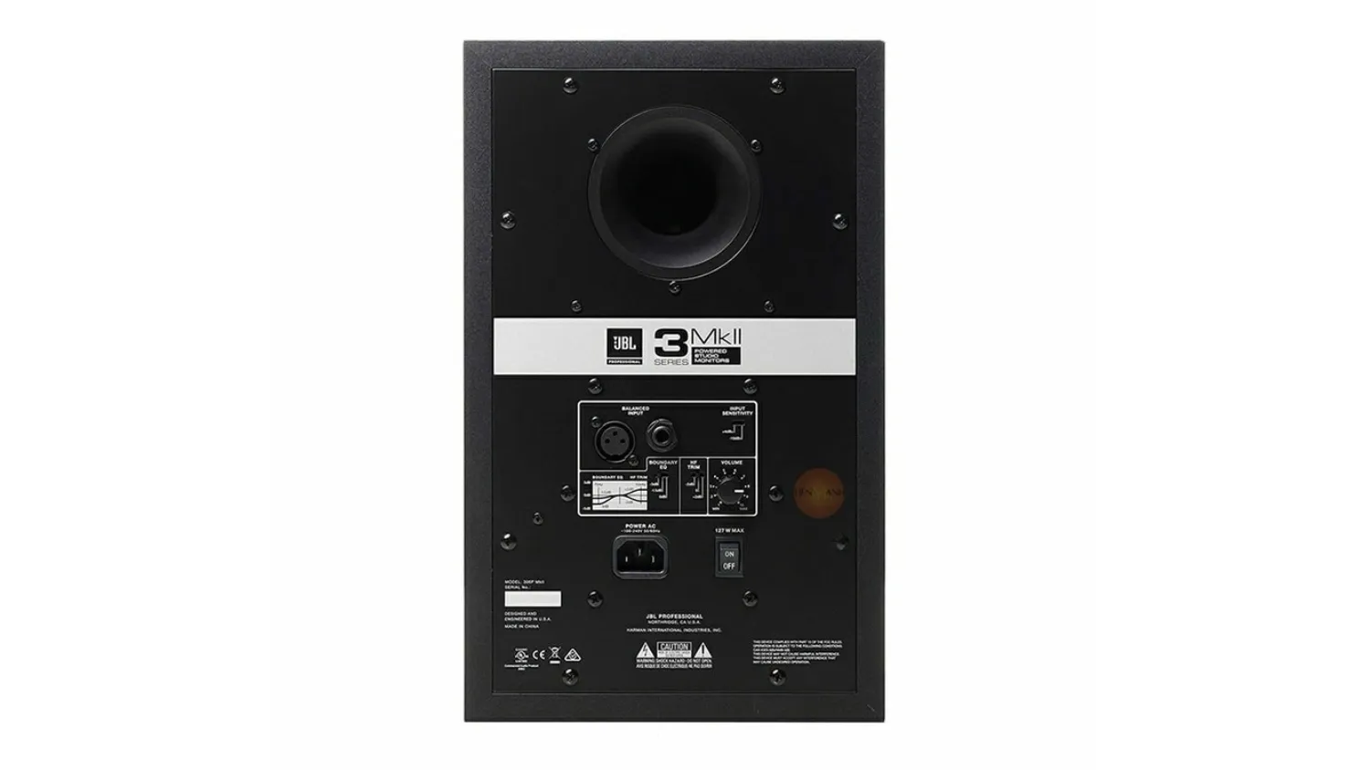 Mặt sau của Loa JBL 306P MKII