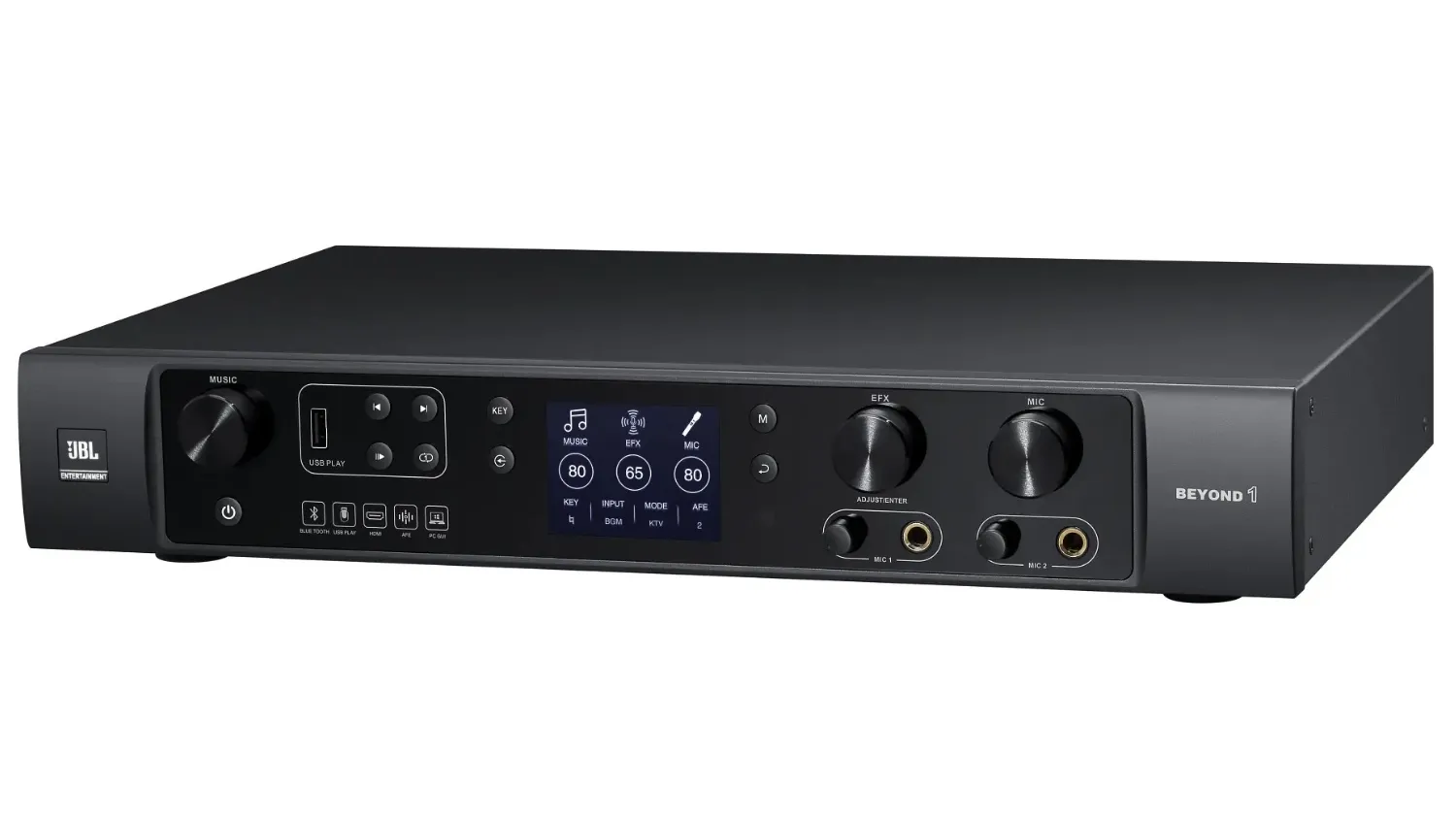 Amply JBL Beyond1 (tích hợp mixer) mặt nghiêng