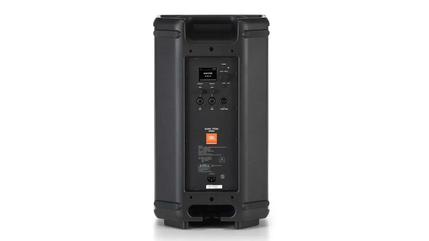Mặt sau của LOA JBL EON 710