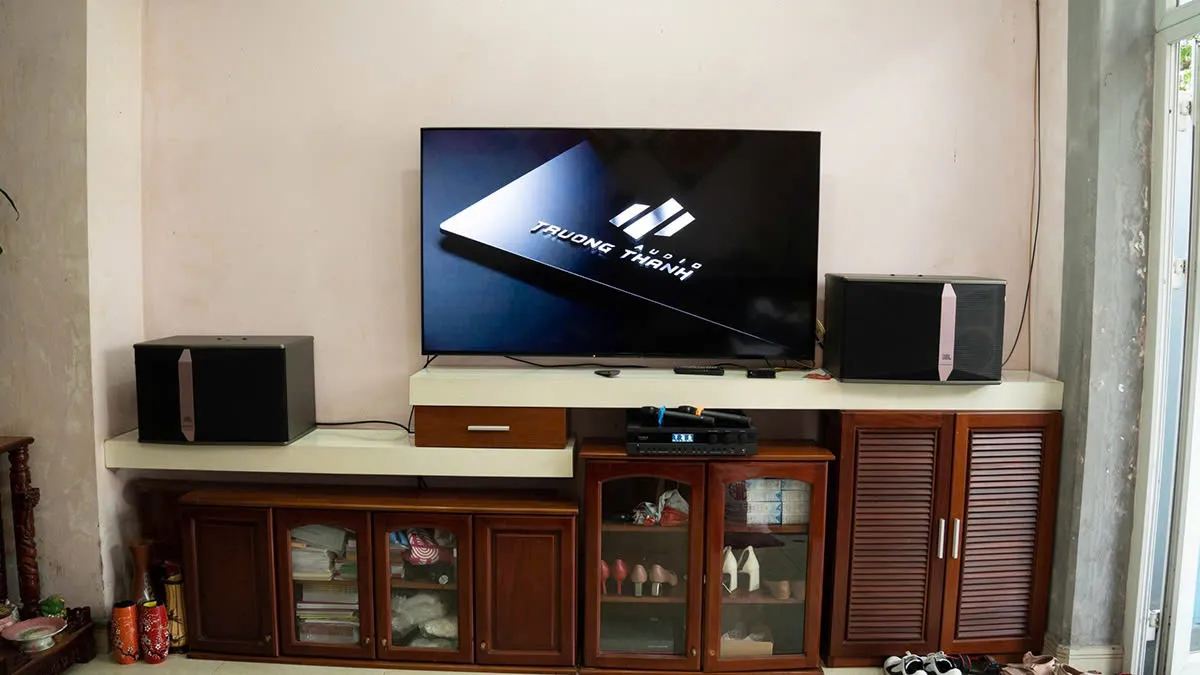 Dàn Karaoke JBL TT204: (JBL KI512, Vatasa Bla600 New) hình thực tế