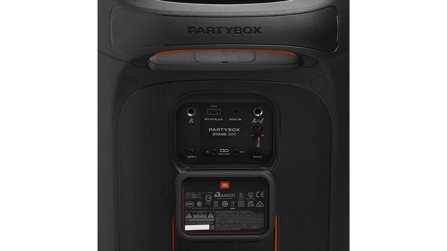 Bảng điều chỉnh của Loa JBL PartyBox Stage 320