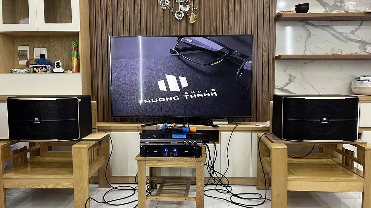 Dàn Karaoke JBL TT211: (JBL Pasion 12, Vatasa T500, Vatasa V6 Pro, Vatasa VA-2600) hình thực tế