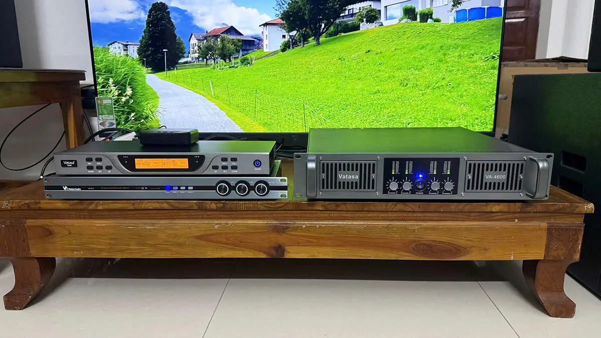Bộ xử lý tín hiệu của Dàn karaoke JBL TT472: (JBL PRX 412M, Vatasa T900 New, Vatasa V6 Pro, Vatasa VA-4600, DT Delta115)