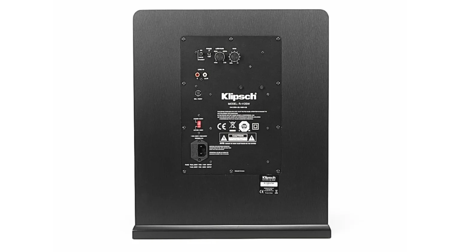 Loa sub Klipsch R112SW mặt sau