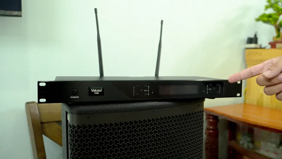 Đầu thu micro của Dàn Karaoke P'Sound TT383