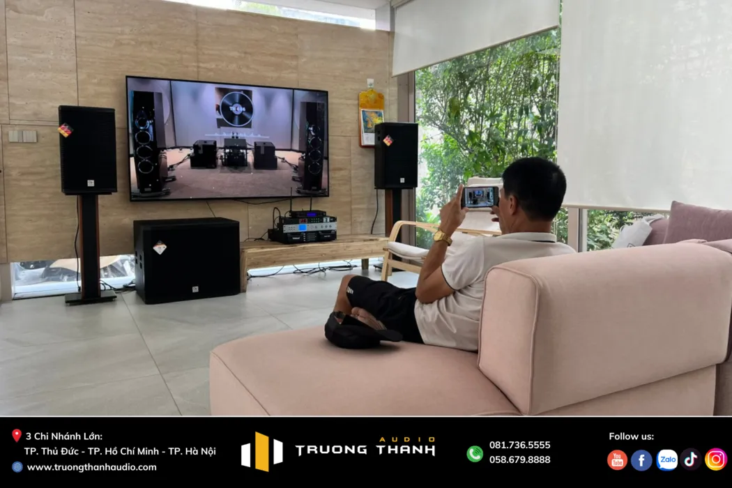 Dàn karaoke DT TT328 phù hợp nội thất phòng khách