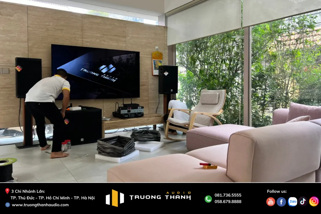 Trường Thành Audio lắp đặt Dàn karaoke DT TT328 1