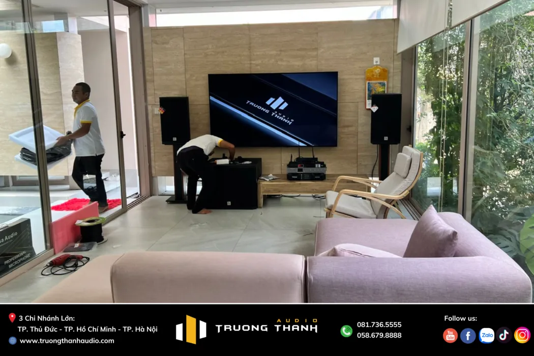 Trường Thành Audio lắp đặt Dàn karaoke DT TT328 2