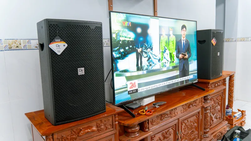 Mặt trước của Dàn Karaoke DT TT411