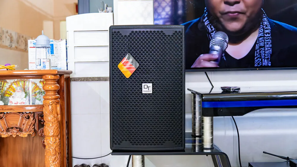 Mặt trước loa karaoke của Dàn Karaoke DT TT421