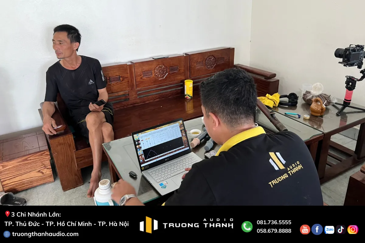 Trường Thành Audio cài đặt thông số cho Dàn Karaoke DT TT387