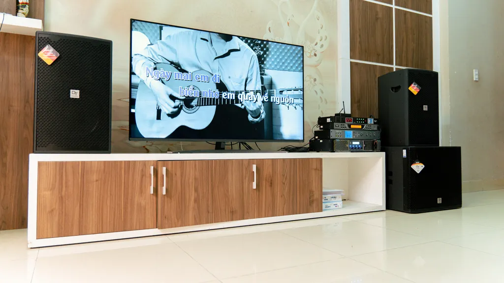Mặt trước của Dàn Karaoke DT TT391