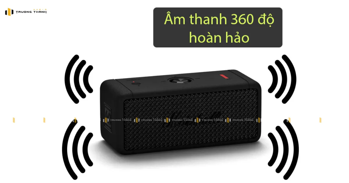 Âm thanh 360 độ của Loa Marshall Emberton Diamond Jubilee