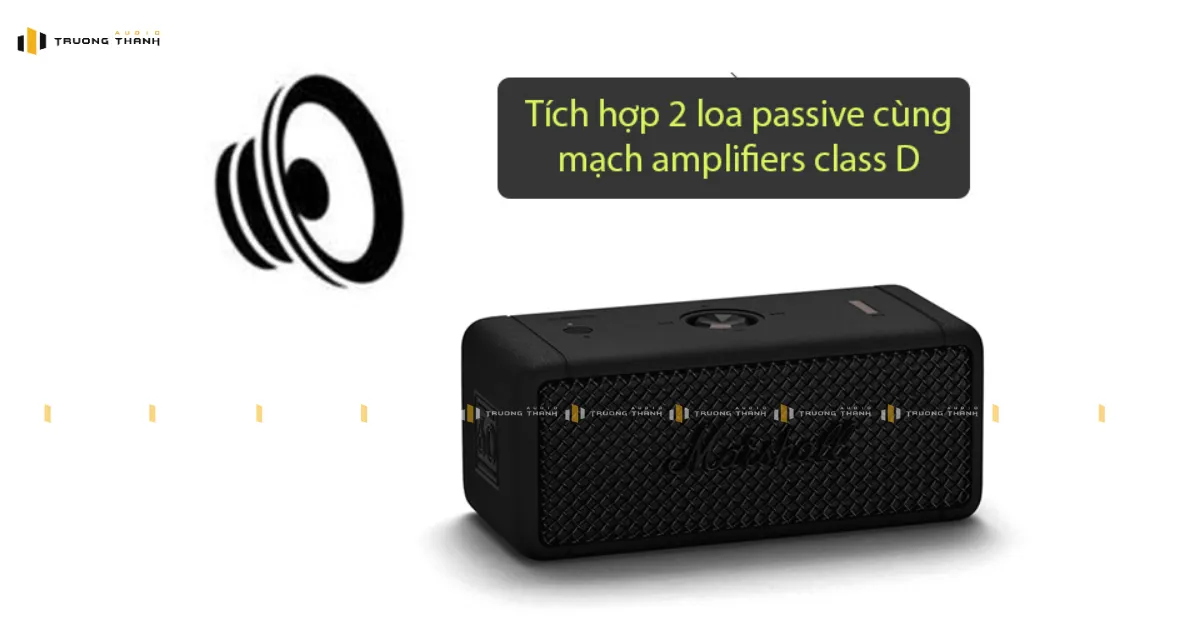 Loa Marshall Emberton Diamond Jubilee tích hợp 2 loa bass