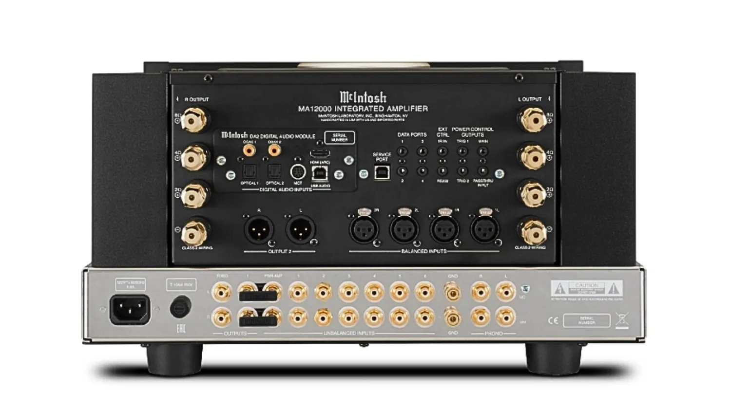 Mặt sau của Amply McIntosh MA12000