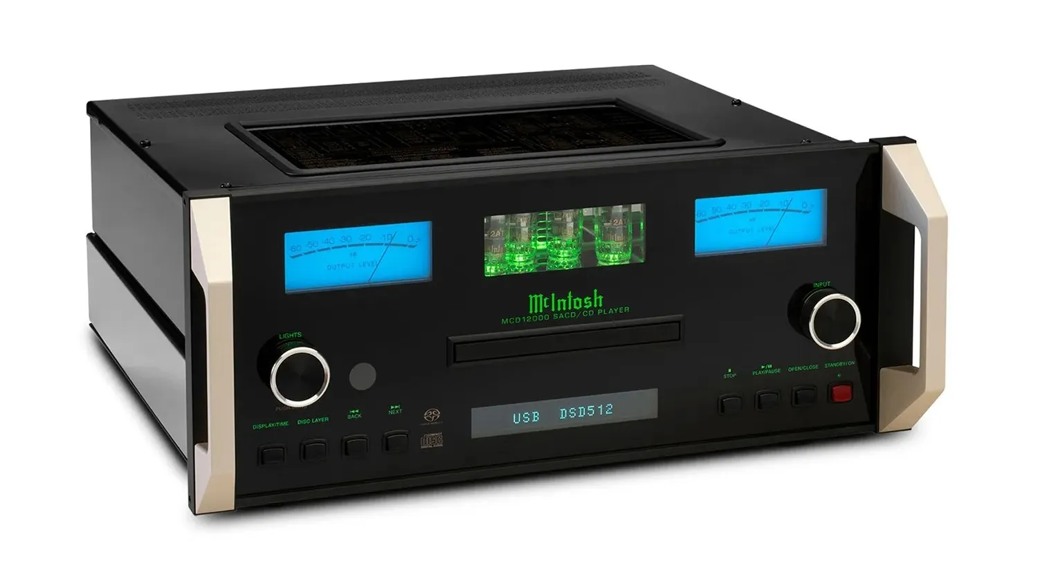 Mặt bên của Đầu CD/SACD McIntosh MCD12000