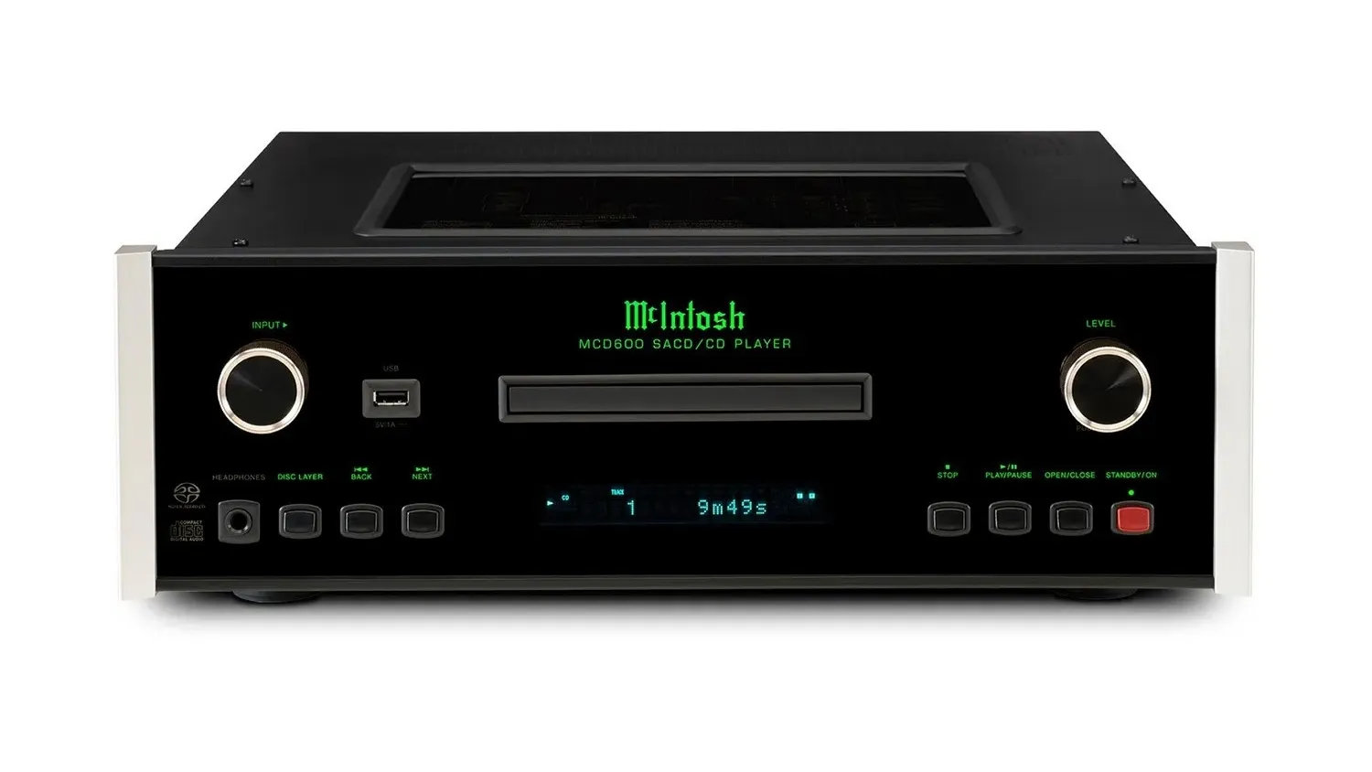 Mặt trước của Đầu SACD/CD McIntosh MCD600