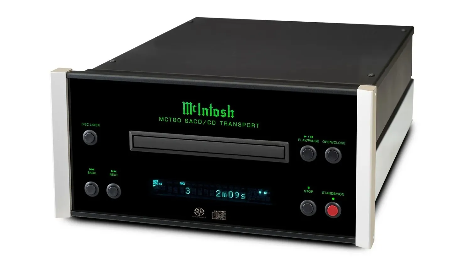Mặt bên của Đầu SACD/CD McIntosh MCT80