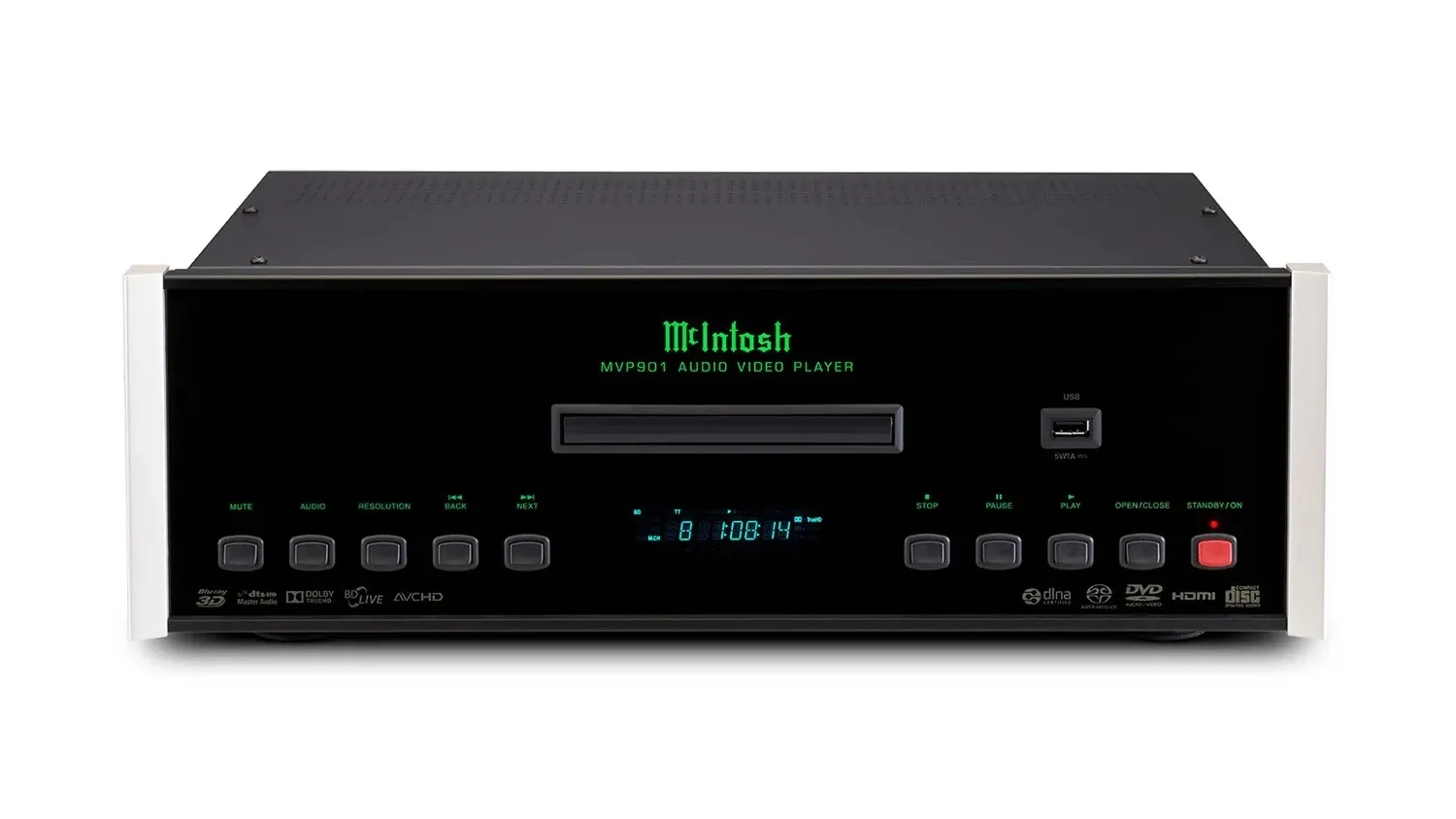 Mặt trước của Đầu Bluray McIntosh MVP901