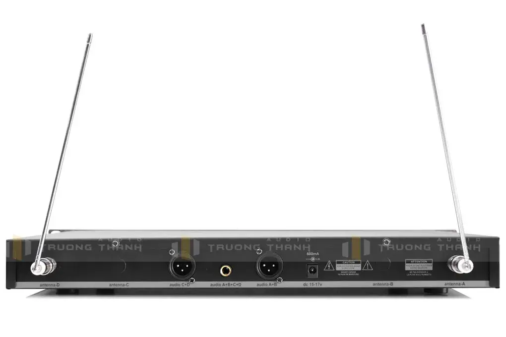 Micro Shure U930  mặt sau