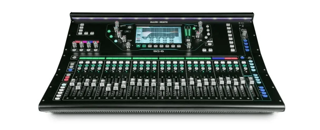 Mặt trước của Bàn Mixer Allen & Heath SQ6