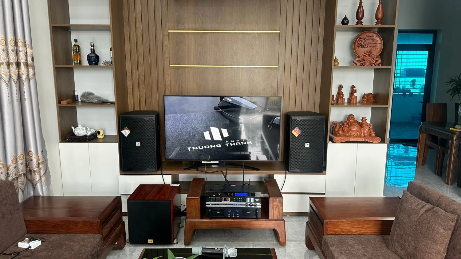 Loa sub Nex 12 thiết kế hiện đại phù hợp với mọi nội thất