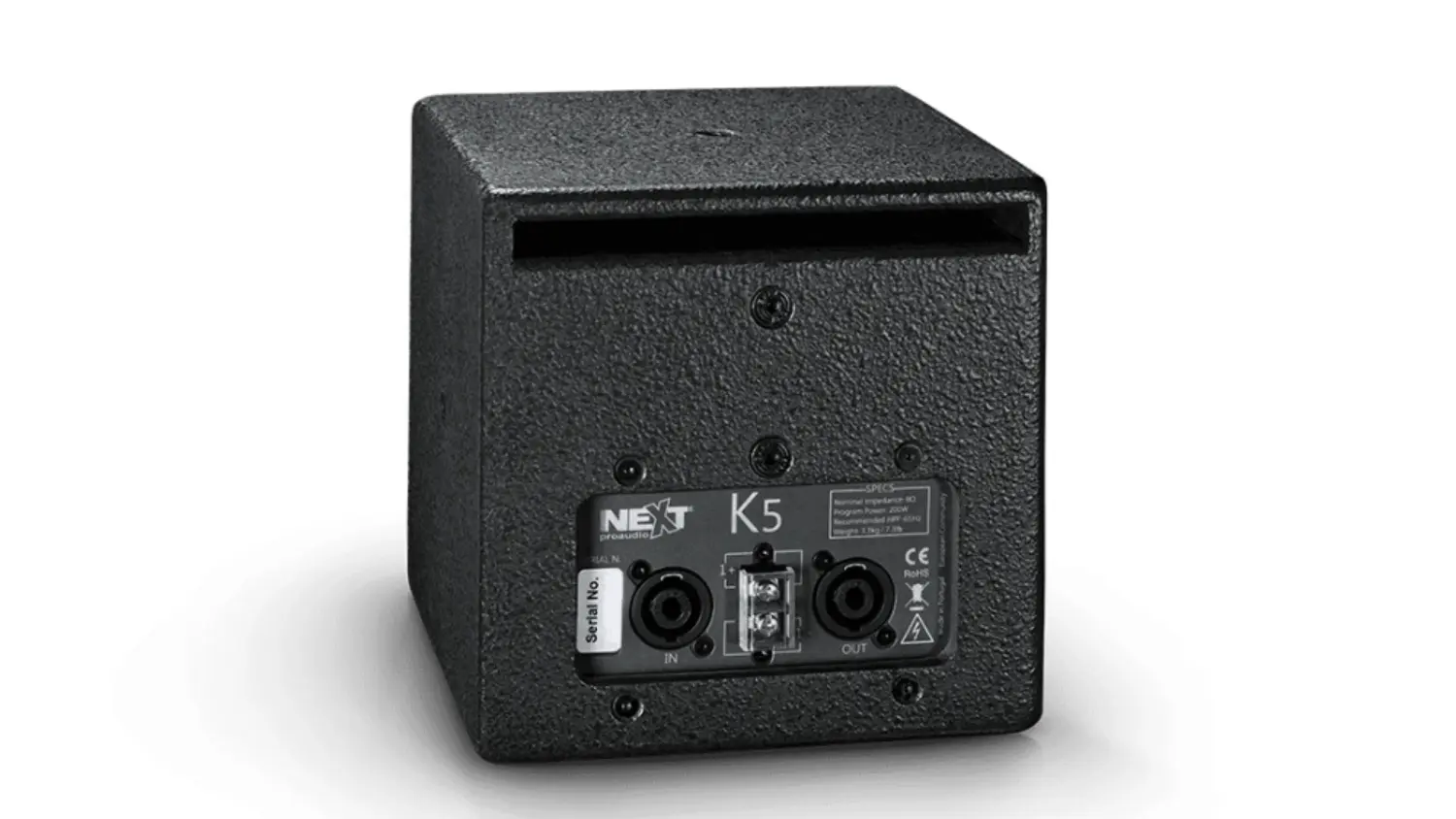 Mặt sau của Next Proaudio K5 Full Range Coaxial