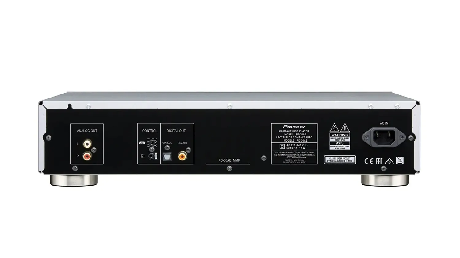 Mặt sau của Đầu CD Pioneer PD-30AE