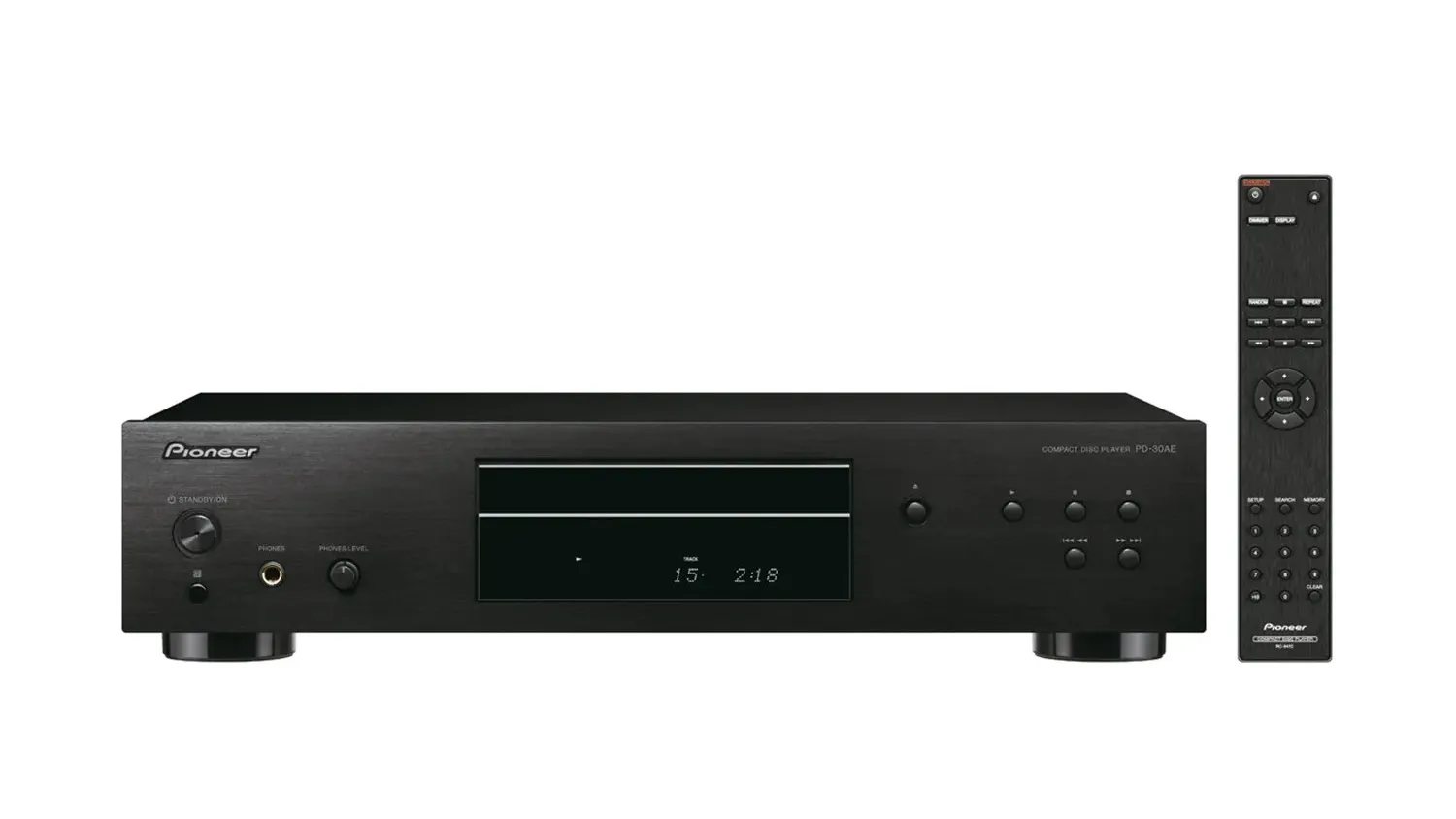 Mặt trước của Đầu CD Pioneer PD-30AE màu đen