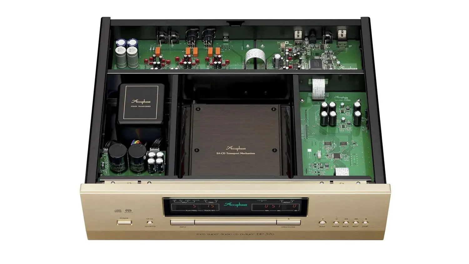 Mặt trong của Đầu Accuphase SACDCD DP-570